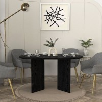 Τραπέζι Cortado Megapap χρώμα sencron black 138x80x75εκ.