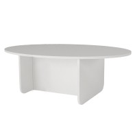Τραπεζάκι σαλονιού Ravey Megapap χρώμα λευκό 120x60x39,8εκ.