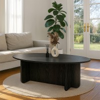 Τραπεζάκι σαλονιού Ravey Megapap χρώμα sencron black 120x60x39,8εκ.