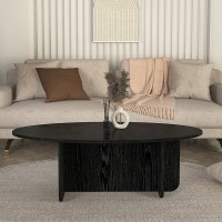 Τραπεζάκι σαλονιού Ravey Megapap χρώμα sencron black 120x60x39,8εκ.