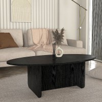 Τραπεζάκι σαλονιού Ravey Megapap χρώμα sencron black 120x60x39,8εκ.