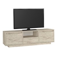 Έπιπλο τηλεόρασης Lumbera Megapap χρώμα travertine 160x29,5x42εκ.