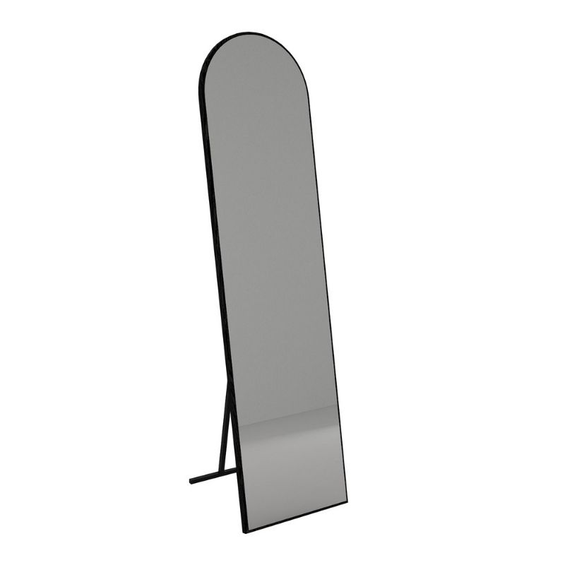 Καθρέπτης δαπέδου - τοίχου Agalu Μegapap χρώμα sencron black 40x150εκ.