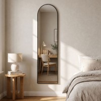 Καθρέπτης δαπέδου - τοίχου Agalu Μegapap χρώμα sencron black 40x150εκ.