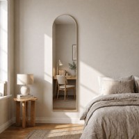 Καθρέπτης δαπέδου - τοίχου Agalu Μegapap χρώμα travertine 40x150εκ.