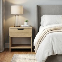Κομοδίνο Mida Megapap χρώμα sepet oak 45x40x52εκ.