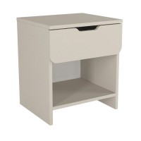 Κομοδίνο Mida Megapap χρώμα sandstone 45x40x52εκ.