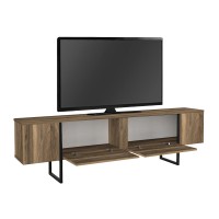 Έπιπλο τηλεόρασης Orontes Megapap χρώμα καρυδί 180x29,6x50εκ.