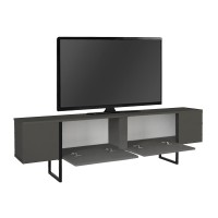 Έπιπλο τηλεόρασης Orontes Megapap χρώμα ανθρακί 180x29,6x50εκ.