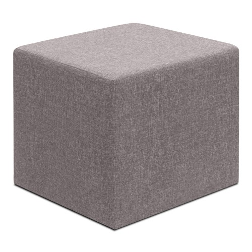 Σκαμπώ Linda Megapap υφασμάτινο χρώμα καφέ 40x40x40εκ.