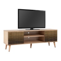 Έπιπλο τηλεόρασης Soho Megapap χρώμα sonoma 140x40x50 εκ.