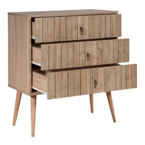 Συρταρτιέρα Soho Megapap χρώμα sonoma 80x40x90εκ.