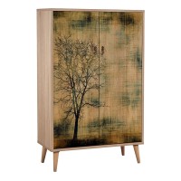 Παπουτσοθήκη - Ντουλάπι Soho Megapap χρώμα sonoma 80x36x127εκ.