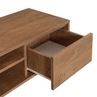 Έπιπλο τηλεόρασης Amedeo Megapap χρώμα καρυδί 140x40x50εκ.
