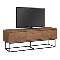 Έπιπλο τηλεόρασης Amedeo Megapap χρώμα καρυδί 140x40x50εκ.