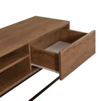 Έπιπλο τηλεόρασης Amedeo Megapap χρώμα καρυδί 180x40x50εκ.