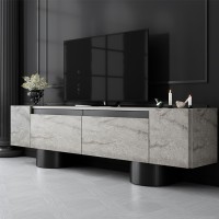 Έπιπλο τηλεόρασης Haven Megapap χρώμα travertine 180x30x50εκ.