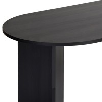 Τραπέζι Sablin Megapap χρώμα black wood 180x89,5x75εκ.