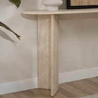 Κονσόλα Sira Megapap χρώμα travertine 150x35x75εκ.