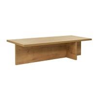 Τραπεζάκι σαλονιού Harbor Megapap χρώμα sapphire oak 120x45x30εκ.