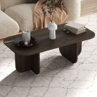 Τραπεζάκι σαλονιού Becaj Megapap χρώμα καρυδί 120x60x41,4εκ.