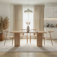 Τραπέζι Linza Megapap χρώμα honey oak 180x90x75εκ.
