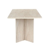Τραπέζι Linza Megapap χρώμα travertine 180x90x75εκ.