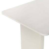 Τραπέζι Linza Megapap χρώμα λευκό 180x90x75εκ.
