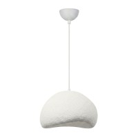 Φωτιστικό οροφής Loval Megapap E27 fiberglass μονόφωτο χρώμα λευκό 50x44x120εκ.