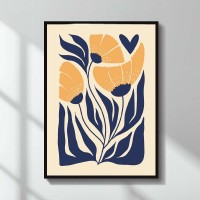 Πίνακας "Poppies" Megapap ψηφιακής εκτύπωσης 50x70εκ.