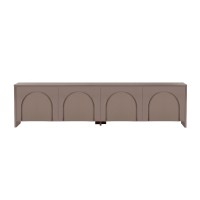 Έπιπλο τηλεόρασης Aurelia Megapap χρώμα μόκα 180x32x45εκ.