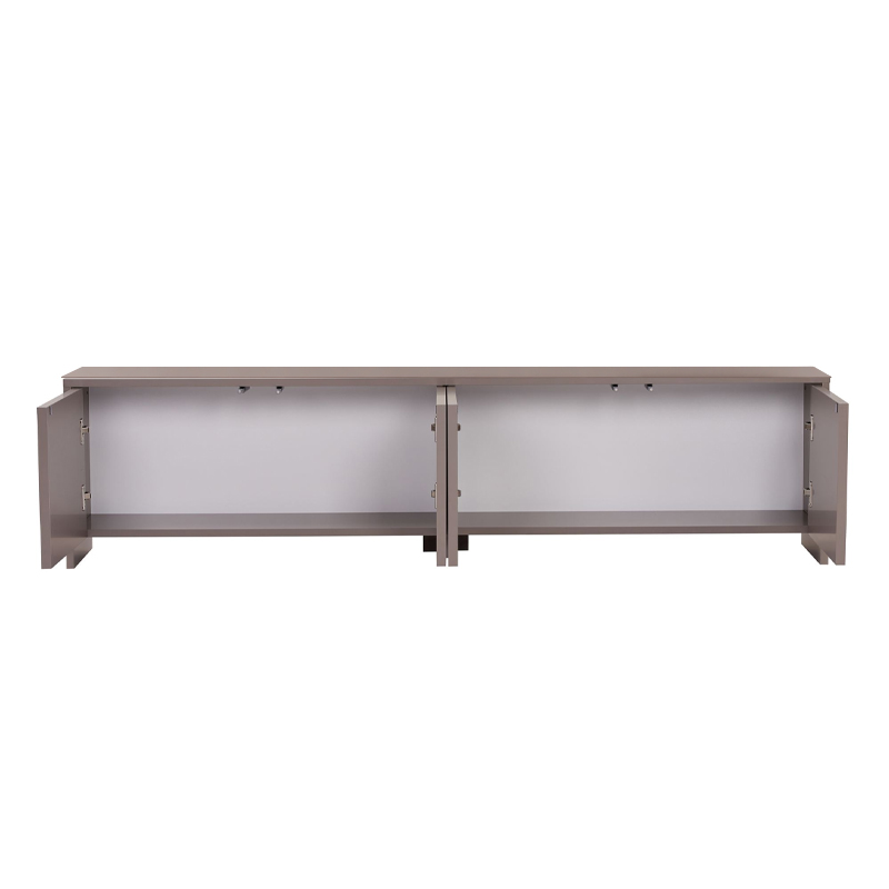Έπιπλο τηλεόρασης Aurelia Megapap χρώμα μόκα 180x32x45εκ.