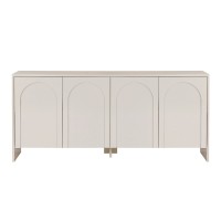 Μπουφές Aurelia Megapap χρώμα κρεμ 180x45x80εκ.