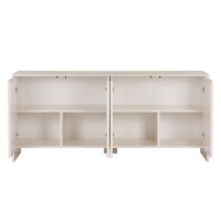 Μπουφές Aurelia Megapap χρώμα κρεμ 180x45x80εκ.