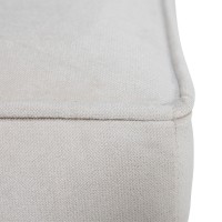 Chesterfield Deluxe Σκαμπό Σαλονιού Τετράγωνο Βελούδο Μπεζ CHES111 75x70x45cm