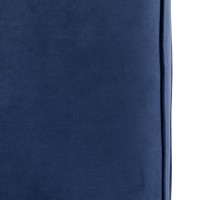 Chesterfield Deluxe Σκαμπό Σαλονιού Τετράγωνο Βελούδο Μπλε CHES114 75x70x45cm
