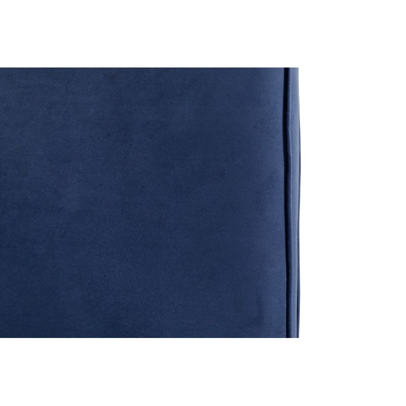 Chesterfield Deluxe Σκαμπό Σαλονιού Τετράγωνο Βελούδο Μπλε CHES114 75x70x45cm