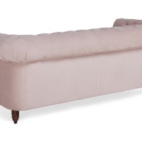 Chesterfiled Καναπές 3θέσιος Βελούδο Ροζ Γιασεμί CHES007 203x86x80cm