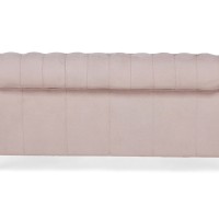 Chesterfiled Καναπές 3θέσιος Βελούδο Ροζ Γιασεμί CHES007 203x86x80cm