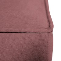 Chesterfield Deluxe Σκαμπό Σαλονιού Τετράγωνο Βελούδο Σάπιο Μήλο CHES118 75x70x45cm