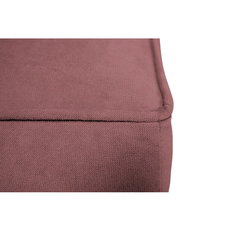 Chesterfield Deluxe Σκαμπό Σαλονιού Τετράγωνο Βελούδο Σάπιο Μήλο CHES118 75x70x45cm