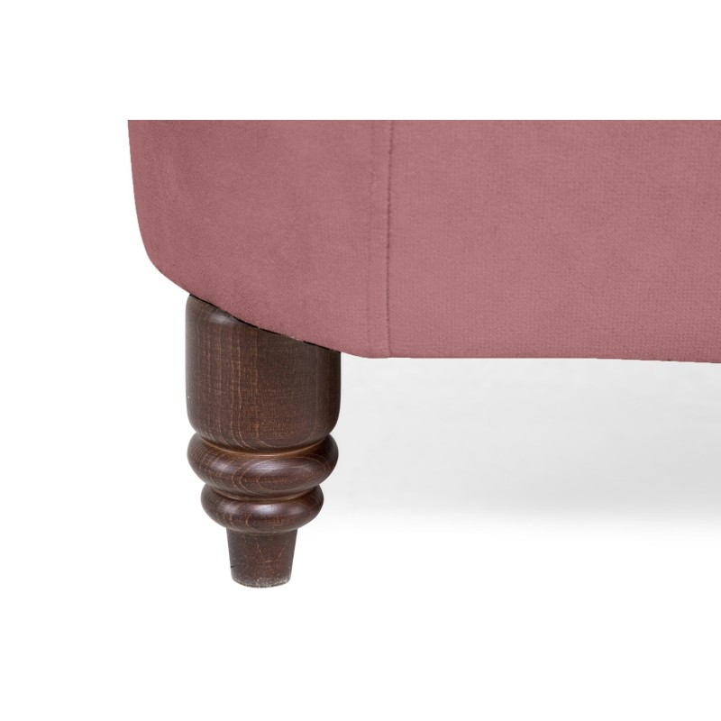 Chesterfiled Καναπές 3θέσιος Βελούδο Σάπιο Μήλο CHES008 203x86x80cm