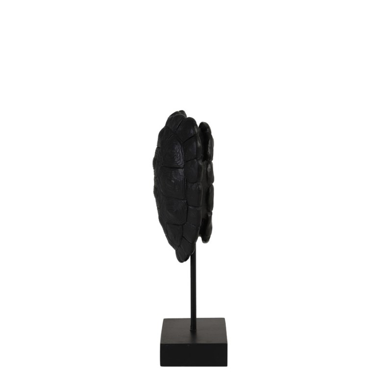 Επιτραπέζια Διακοσμητικό σε Βάση TURTLE Black  Polyresin 13x6,5x26,5