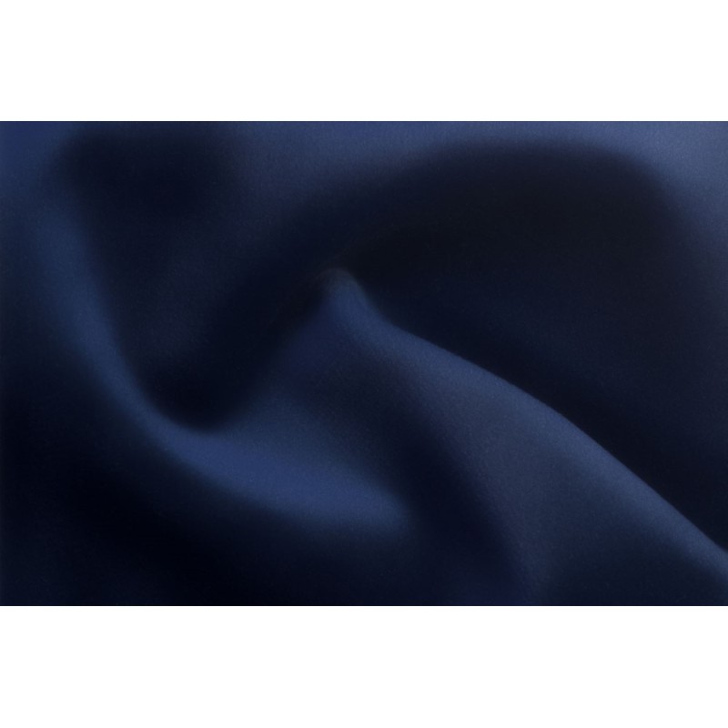 Chesterfield Deluxe Σκαμπό Σαλονιού Τετράγωνο Βελούδο Μπλε CHES114 75x70x45cm