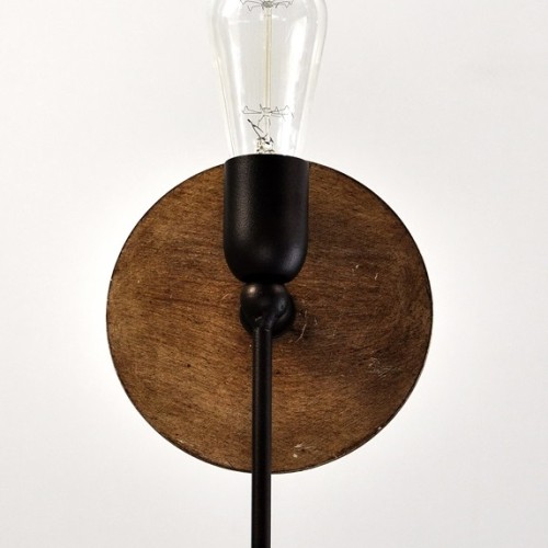 Home Lighting Απλίκα Μεταλλική Τοίχου Σε Στρόγγυλη Βάση No.191