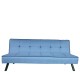 Καναπές Κρεβάτι Τριθέσιος AGRASSO Μπλε 175x83x74cm