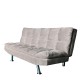Καναπές Κρεβάτι Τριθέσιος ALMIDA Ανοιχτό Καφέ 182x92x93cm
