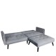 Καναπές Κρεβάτι Γωνιακός BO Γκρι Σκούρο 210x156x83cm