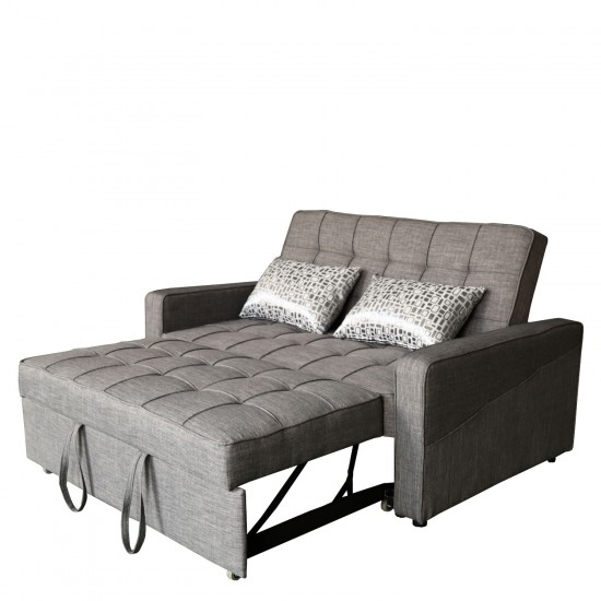 Καναπές Κρεβάτι Διθέσιος SIRO Γκρι Σκούρο 152x102x90cm