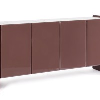 OTILIA BRICK SIDEBOARD 4DO | Bizzotto Sideboard με Συνθετική Πέτρα 163x45x80cm
